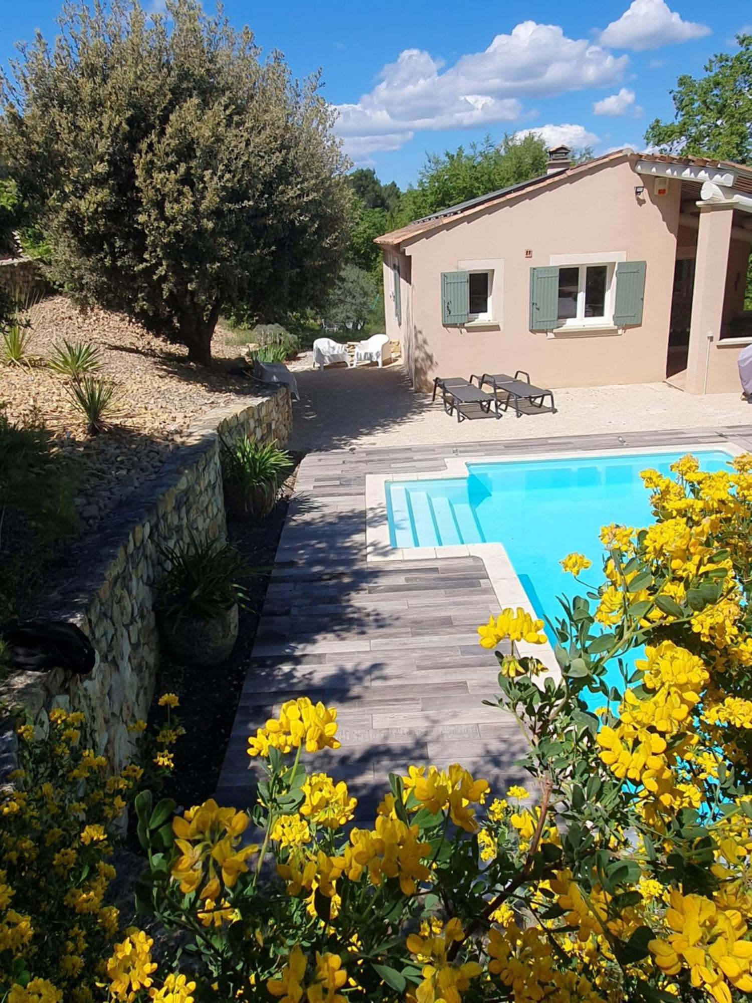 Villa Le Soleil du Ventoux à Entrechaux Extérieur photo